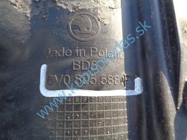 predné čelo na škodu fábiu III, 6V0805588F